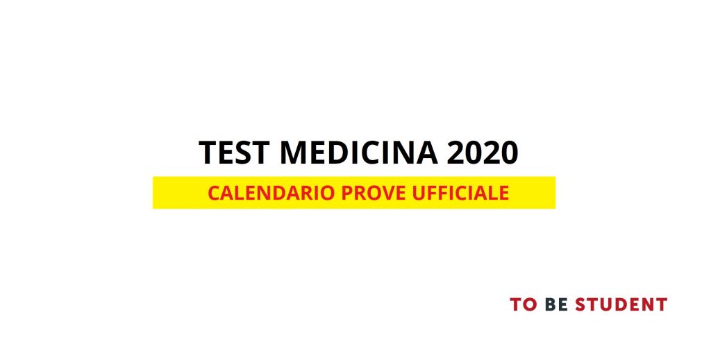 test ammissione medicina 2020
